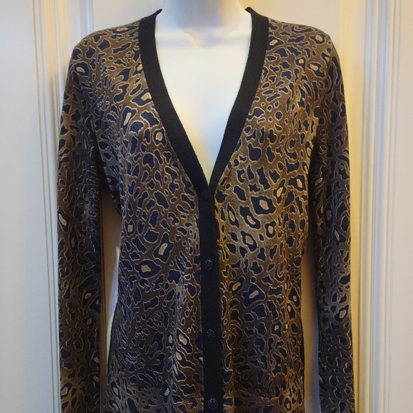 Tory Burch Merino Wool Vneck sweater - Picture 1 of 10